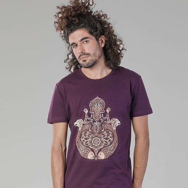 Psychedelic Native Headdress Graphic Tee main image 1