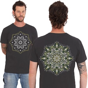 Mens Psychedelic T-shirt, Glow in the Dark, Psychedelic Shirt, Graphic ...