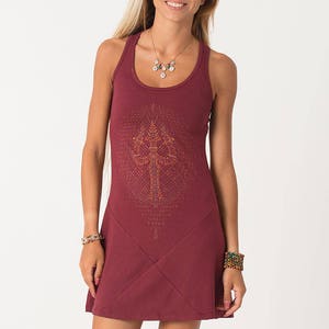 Psychedelic Festival Dress , Tunic Top, Yoga Dress, Sexy Tribal Pixie Psy Trance Goa Rave Clothing