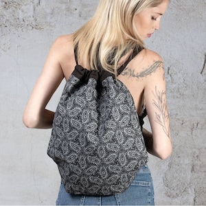 Festival Bag, Drawstring Backpack, Sack Bag, Psychedelic Bags, Pay Trance, Festival Backpack