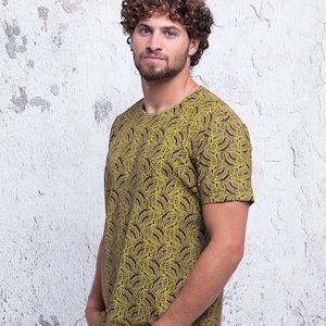 Psychedelic Texture Shirt For Men- Festival Clothing- Full Print T-shirt- Urban Streetwear- Psy Trance Goa