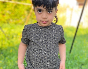 Camiseta de abeja para niños - Ropa hippie para niños - Camisetas bohemias para niños - Ropa genial para niños - Camisetas de colmena para niños