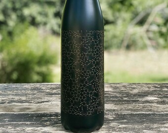 LSD Molecule Water Bottle, Flask Bottle, Stainless Steel Thermos Bottle, Travel Bottle 750 ml / 25 oz