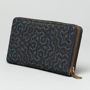 Seed Of Life Geldbörse für Frauen- Heilige Geometrie Geschenk für Freundin- Damen Geldbörse Vegan- Canvas Geldbörse Geldbörse- Große Geldbörse mit Reißverschluss