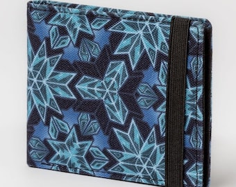 Cartera geométrica para hombre, cartera vegana, carteras delgadas para hombre, regalo de cumpleaños para novio
