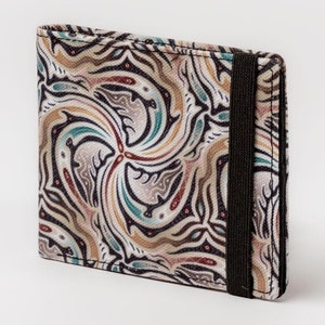 Psychedelic Men Wallet Slim Vegan Wallet Mens Wallet Bifold Wallet For Men Gift For Him Gift For Boyfriend