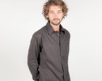 Chemise Baroque Décontractée Pour Homme Trending Chain Royal