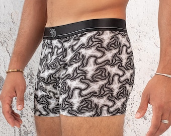 Man Boxer Briefs Printed- Men Underwear Boxer Shorts Cotton Underwear Gift For Boyfriend