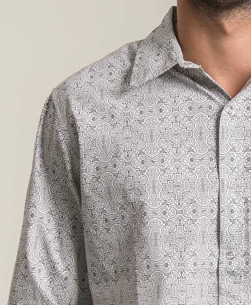 Long Sleeve Button Down White Shirt Men 