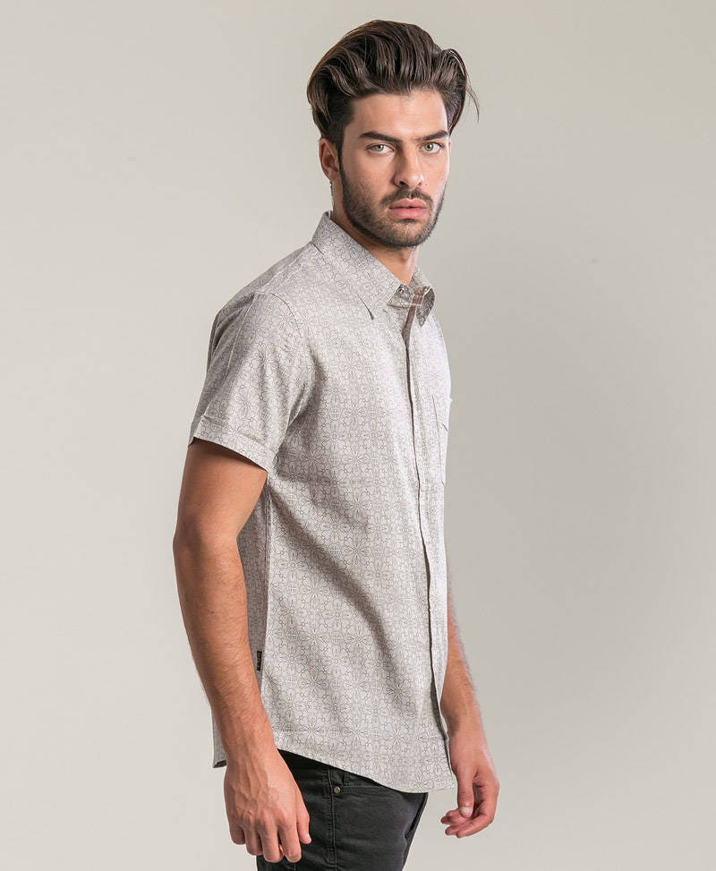 Unique Button Up Shirt For Men Button Down Shirt Arabesque | Etsy