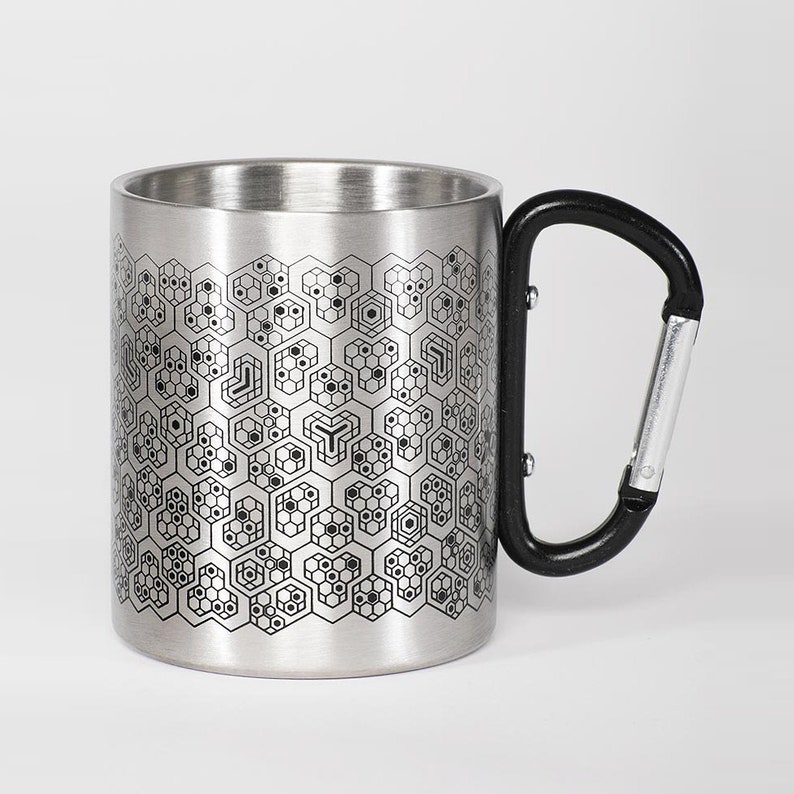 Unique Travel Mugs Stainless Steel Mug Carabiner Mug Gift Etsy
