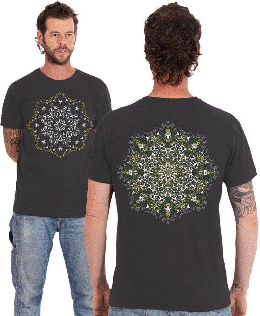 Mens Psychedelic T-shirt, Glow in the Dark, Psychedelic Shirt, Graphic ...