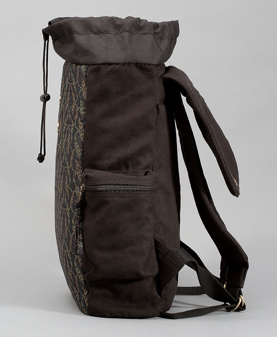 Tribal Backpack Laptop Backpack Canvas Backpack Vegan Back | Etsy