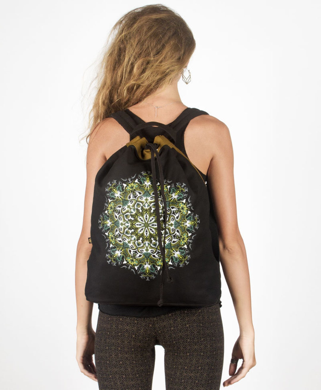 Drawstring Backpack Sack Bag Large Drawstring Bag Festival - Etsy