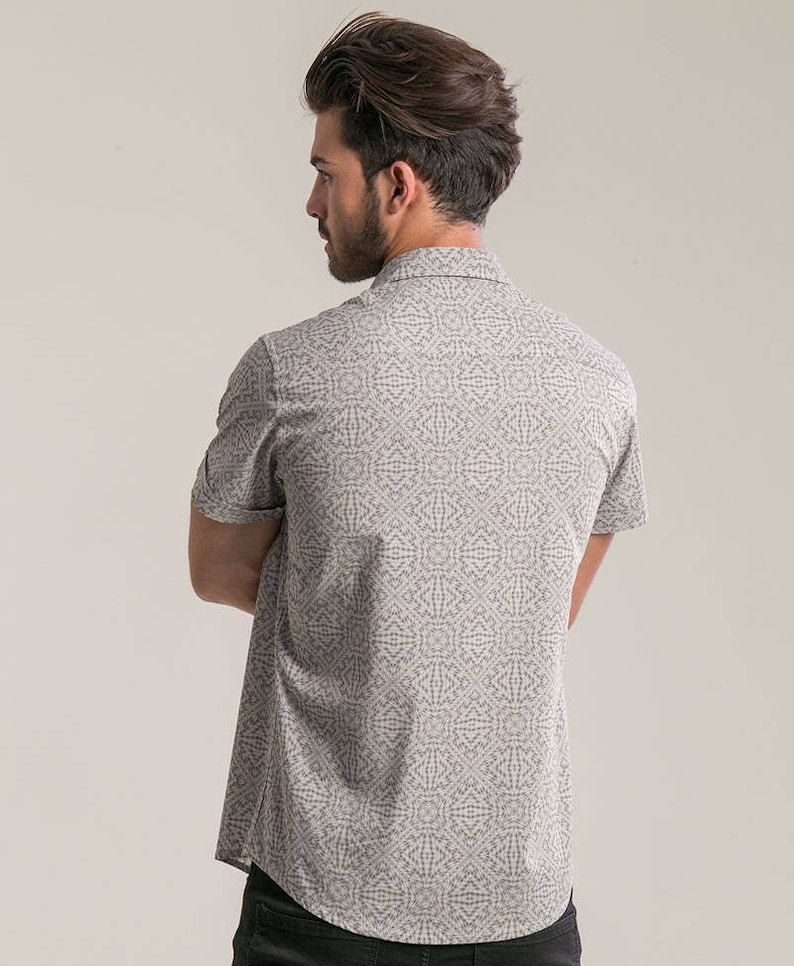 Psy Elegant Trendy Mens Shirt Button Up Short Sleeve Designer Shirt For Men Button Down Shirt Mens Clothing Fathers Day Gift
