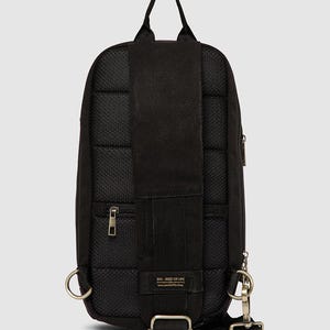 Canvas Crossbody Bag For Men and Women, Cross Body Bag, Small Crossbody Bag, Sacred Geometry, Shoulder Bag, Festival Gear image 5