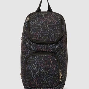 Canvas Crossbody Bag For Men and Women, Cross Body Bag, Small Crossbody Bag, Sacred Geometry, Shoulder Bag, Festival Gear image 10