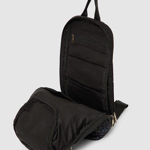 Canvas Crossbody Bag For Men and Women, Cross Body Bag, Small Crossbody Bag, Sacred Geometry, Shoulder Bag, Festival Gear image 3