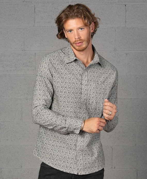 Camicia abbottonata top fino al collo