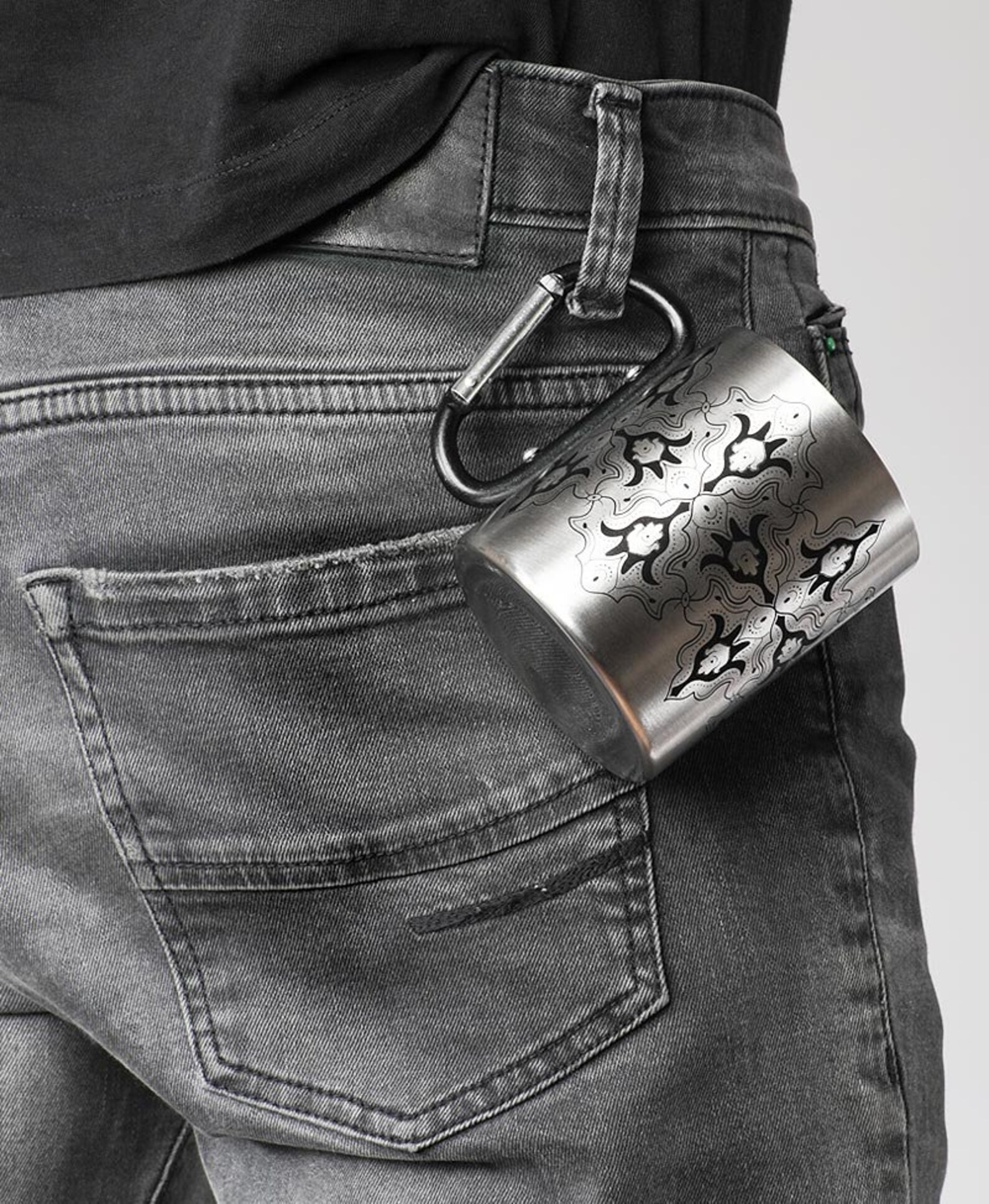 Unique Travel Mugs Stainless Steel Mug Carabiner Mug Gift Etsy