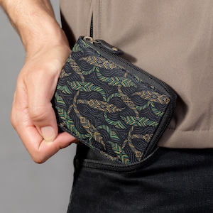 Cartera tribal para hombres- Ideas de regalos para él- Regalo para novio- Cartera fresca para hombres- Cartera de lona- Ideas de regalos para hombres