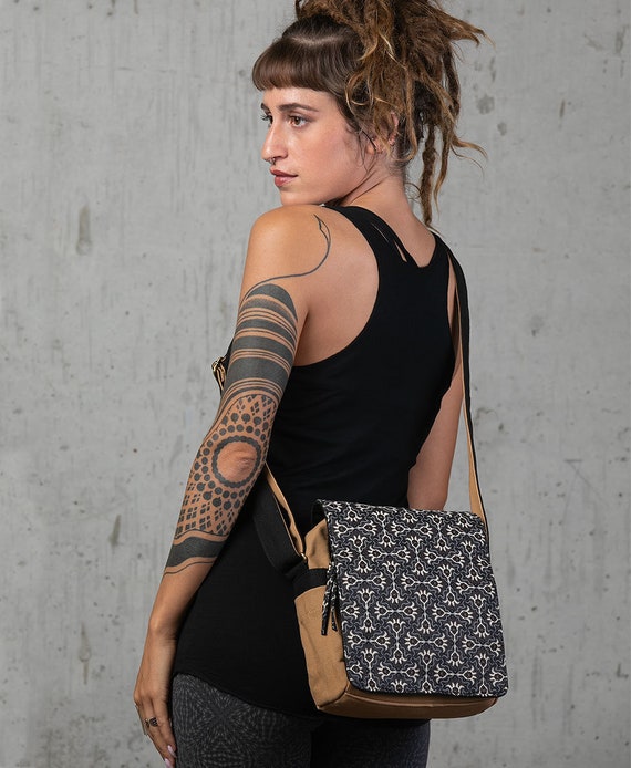 Unisex Canvas Crossbody Bag Hamsa Bag Cross Body Bag Small Crossbody Bag Satchel Bag Etsy Ireland