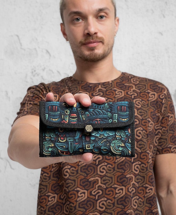 Buy Aztec Tobacco Pouch, Rolling Tobacco Case Holder, Smoker Gift Rolling  Pouch Online in India