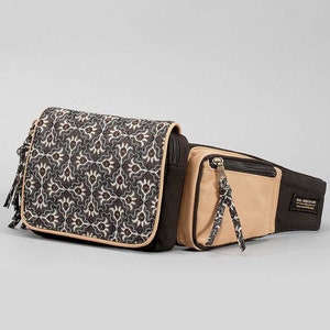Utility Belt With Pockets- Canvas Pocket Belt Burning Man Festival Hip Belt Fanny Pack Travel Belt Money Pouch Trippy Stoners Gift