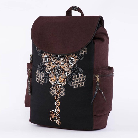 Psychedelic Backpack Laptop Backpack 131517 inch Laptop Etsy