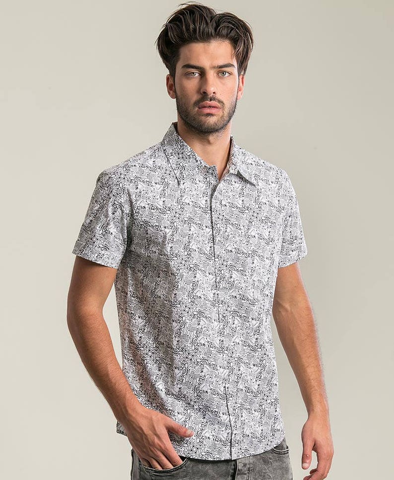 designer button up shirts mens