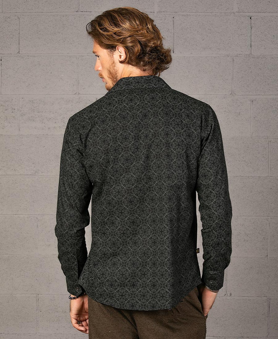 Urban Streetwear Button Up Shirts for Men Rave Clothing | Etsy