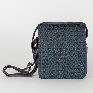 Flower Of Life Crossbody Bag, Men Canvas Bag, Small Shoulder Bag, Sacred Geometry, Psy Trance Goa, Hippie, Festival Bag image 5