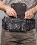 Trippy Belt Bag- Psychedelic Festival Pouch, Fanny Pack, Canvas Hip Belt product logo