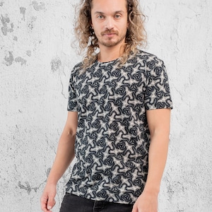 Psychedelic Mens T shirt Urban Festival Wear Burning Man Psy Trance Goa Trippy Gift