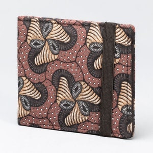 Psychedelisches Geschenk für Freund, Magischer Pilz schlanke Brieftasche für Männer, zweifache Brieftasche aus Segeltuch, Vegan Brieftasche für ihn, Pilze Brieftasche