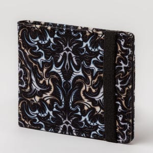 Psychedelic Wallet- Slim Canvas Wallet For Man- Bifold Vegan Wallet For- Gift For Him- Gift For Boyfriend