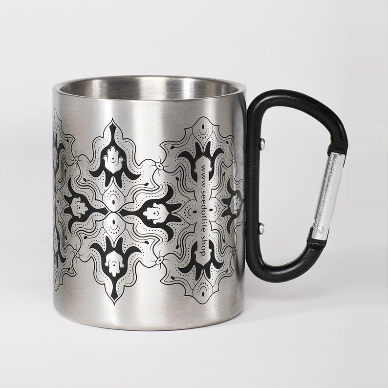 Unique Travel Mugs Stainless Steel Mug Carabiner Mug Gift Etsy