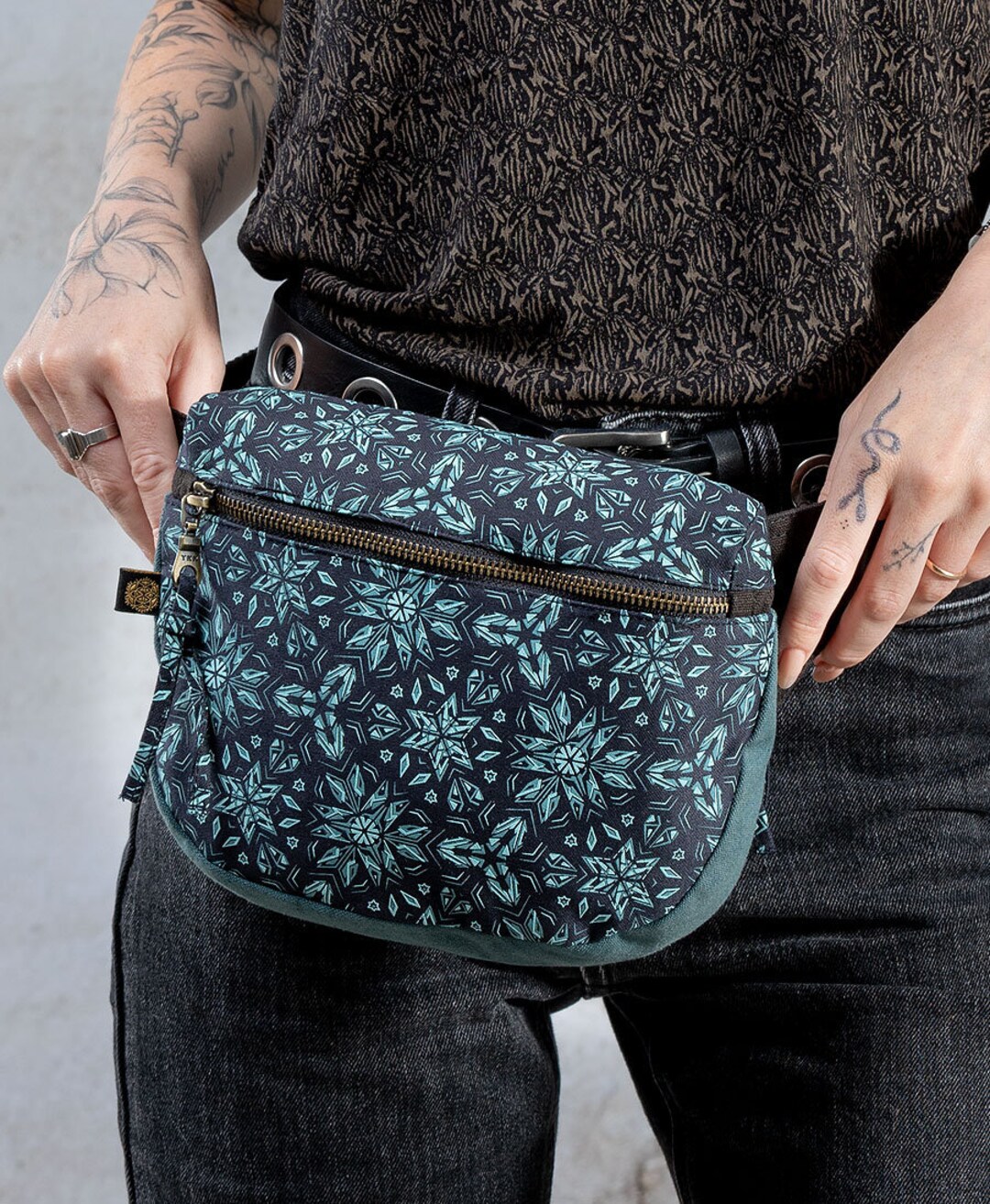Festival Belt Pouch- Rave Belt Bag, Fanny Pack, Vegan Hip Belt, Money ...