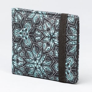 Cartera psicodélica para hombres, Cartera para hombres delgada, Cartera de lona, Regalo para hombres, Regalo para novio, Carteras para hombres