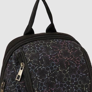 Canvas Crossbody Bag For Men and Women, Cross Body Bag, Small Crossbody Bag, Sacred Geometry, Shoulder Bag, Festival Gear image 8