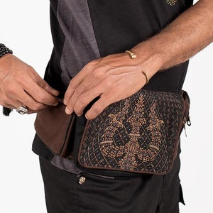 Canvas Utility Belt Festival Belt Pouch Hip Bag Fanny Pack Pocket Belt Men Women Psychedelic Burning Man Festival Utility Bag Hip Belt