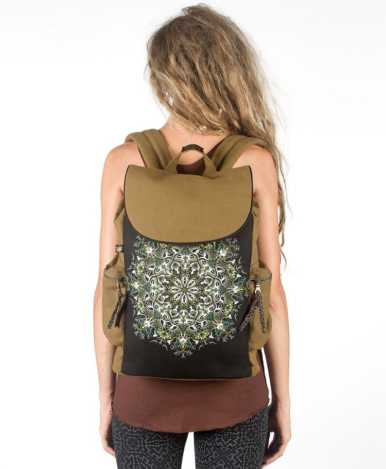 vegan canvas backpack