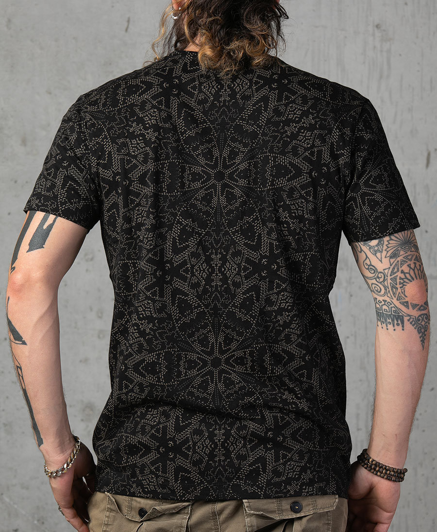Mystic Fractal – Psychedelic Bamboo Shirt for Men