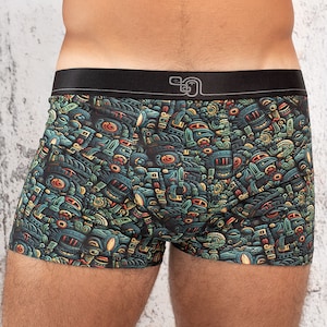 Boxershort met tribal print - herenondergoed boxershort katoenen ondergoed cadeau