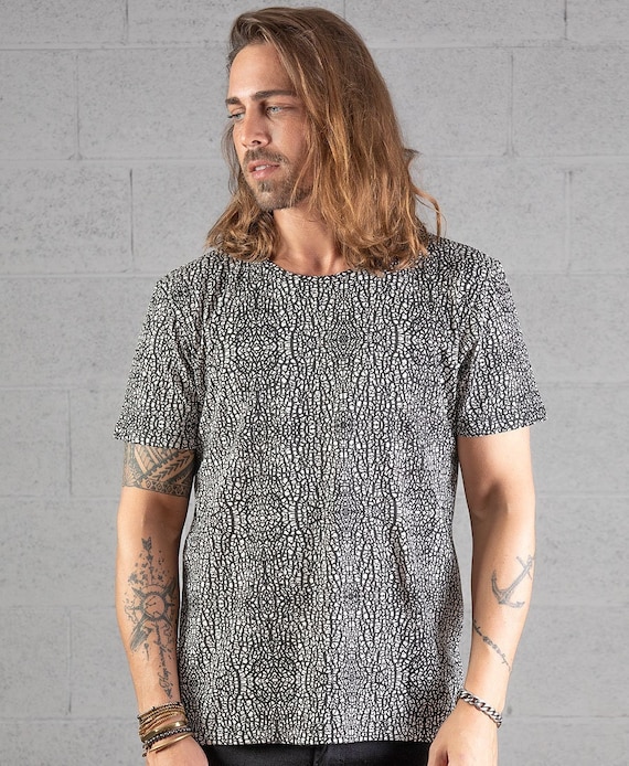 Camiseta psicodelica para hombre con estampado completo camiseta grafica ropa de calle camisa urbana ropa psy Burning Man ropa de festival Etsy Espana