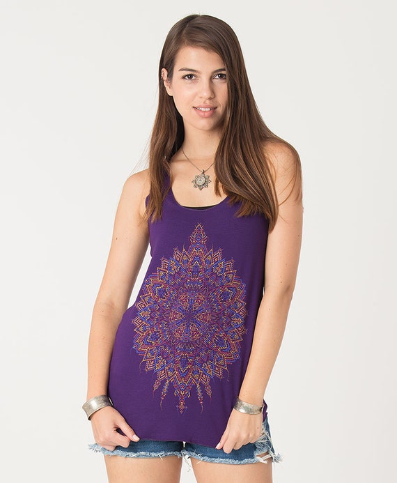 red yoga tank
