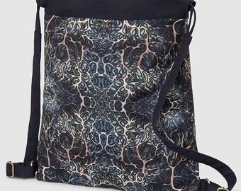 Psychedelic Bag, Drawstring Backpack, Sack Bag, Festival Backpack, Cinch Bag, Travel Bag, Beach Bag