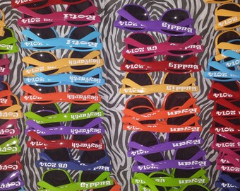 Personalized Sunglasses - Bride, Bridesmaid, Groom, Groomsmen, Vacations, Parties, favors,Groomsman,honeymoon