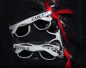 Personalized Sunglasses - Cheer - Cheerleader - Nationals - Sports Team, Personalized sunnies, bachelorette parties, bridal party gift