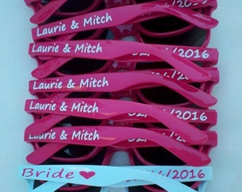 Wedding Sunglasses - Cheer - Cheerleader - Nationals - Sports - Teams - Fun, Bachelorette, Wedding, Bride, Groom